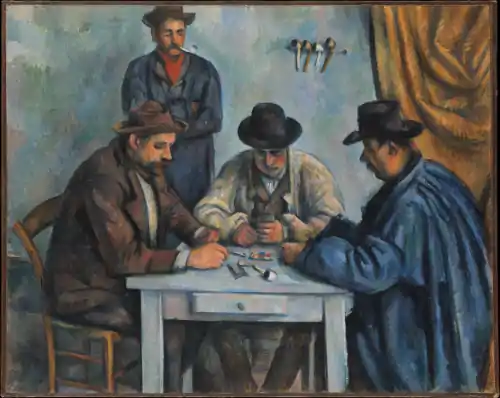 Card gamers - Paul Cezanne; 1892