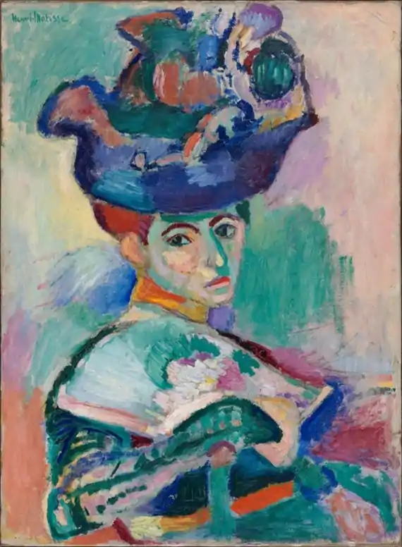 Woman with a hat - Henri Matisse; 1905