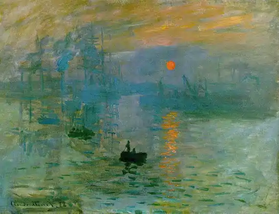 Soleil Levant - Claude Monet; 1872