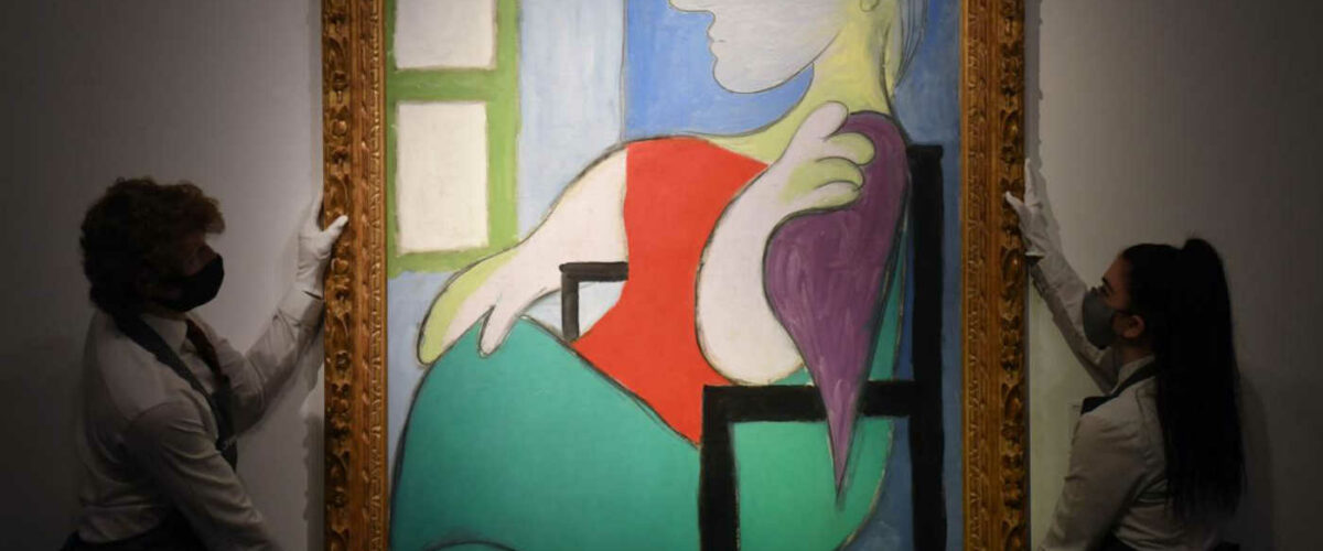 Pablo Picasso Girl sitting at the window (Marie-Therese). 1932