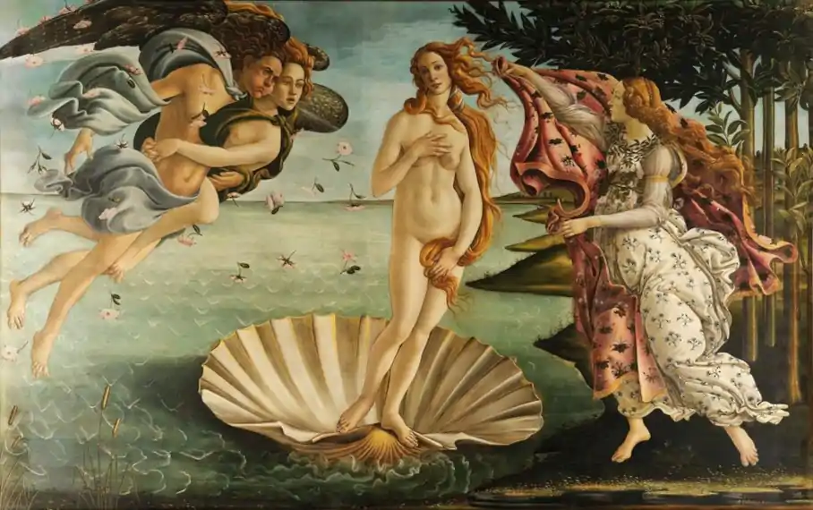 The Birth of Venus - Sandro Botticelli; 1486