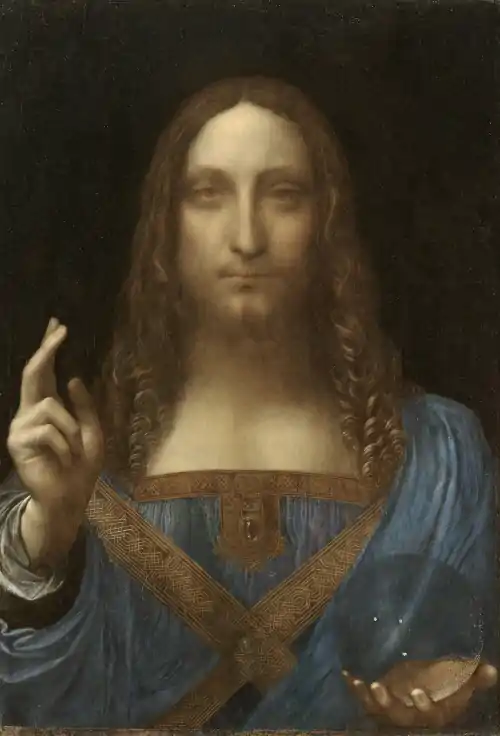 Savior of the world - Leonardo da Vinci; 1500